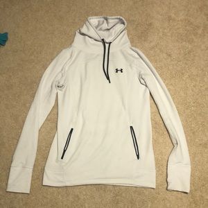 Under Armor White Sweatshirt
